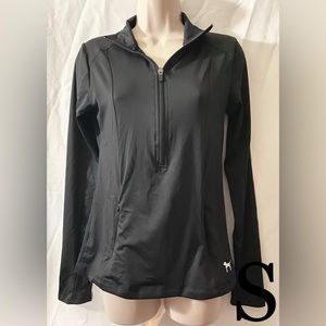 Black Victoria Secret PINK Ultimate Quarter Zip Pullover